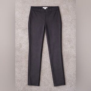 Coldwater Creek Black Ponte Pants Pull-On Slim Fit Stretch Size L 14